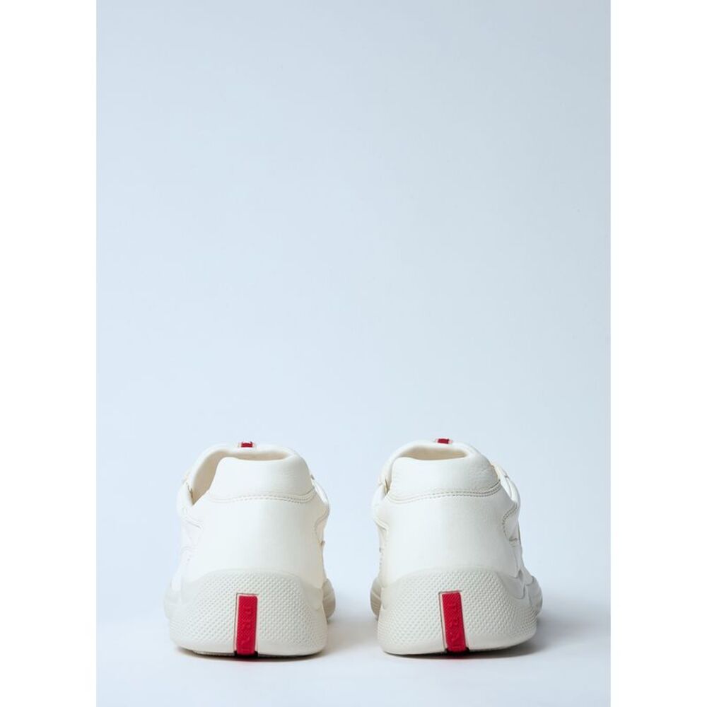 Prada Men Leather Low-Top Sneakers - Picture 5 of 7